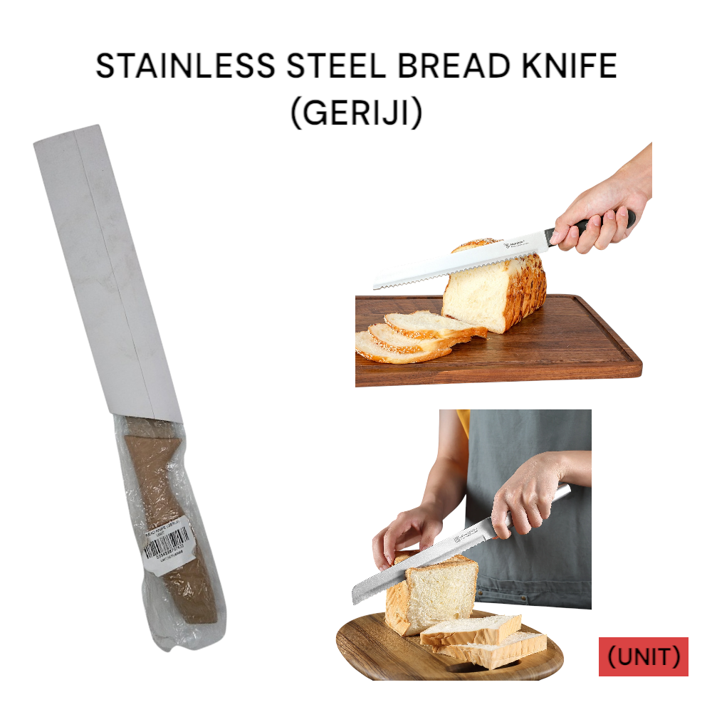 STAINLESS STEEL BREAD KNIFE (GERIJI)