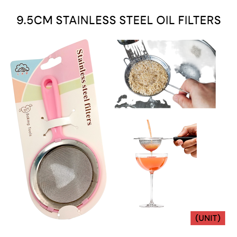 9.5CM STAINLESS STEEL OIL FILTERS