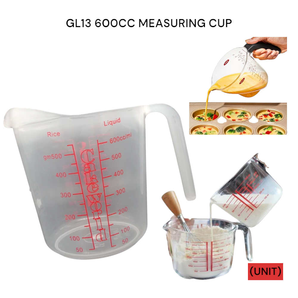 GL13 600CC MEASURING CUP PER UNIT