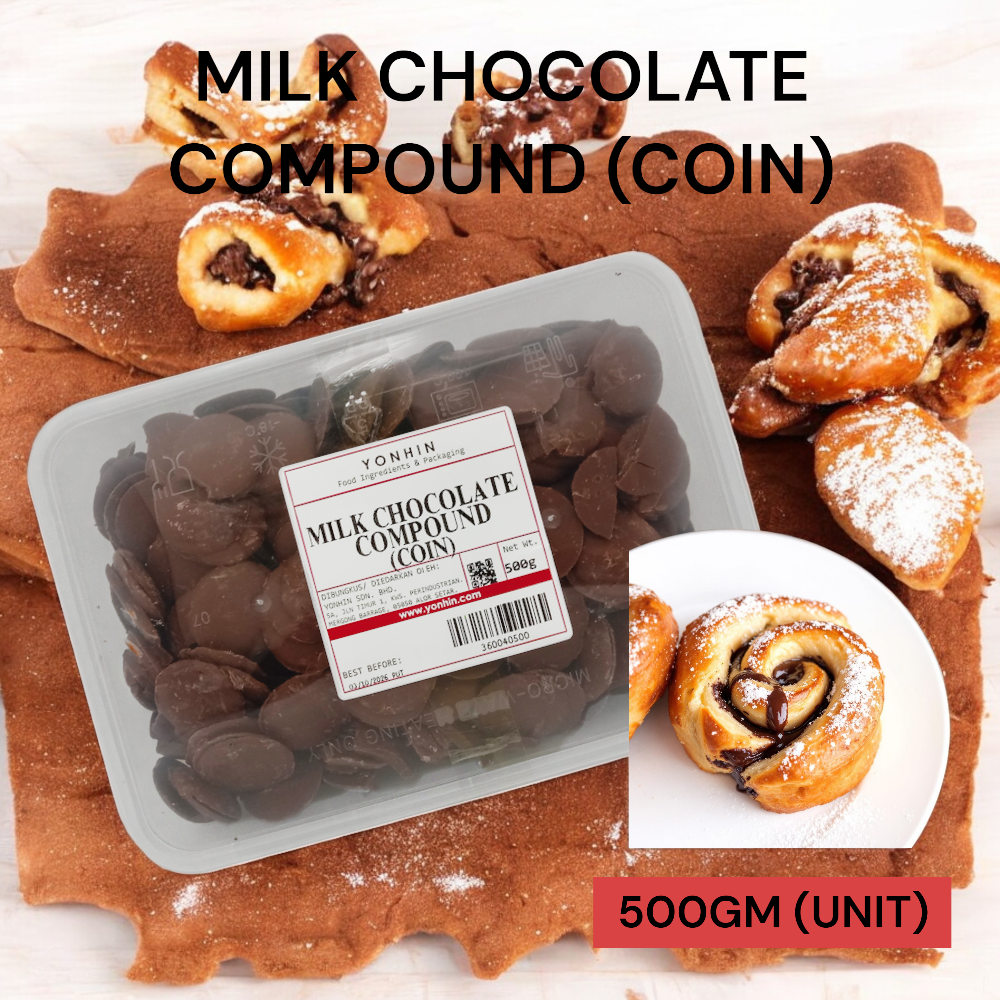 MILK CHOCOLATE COMPOUND (COIN) 500GM PER UNIT