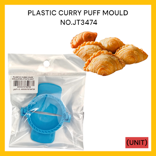 PLASTIC CURRY PUFF MOULD NO.JT3474 PER UNIT