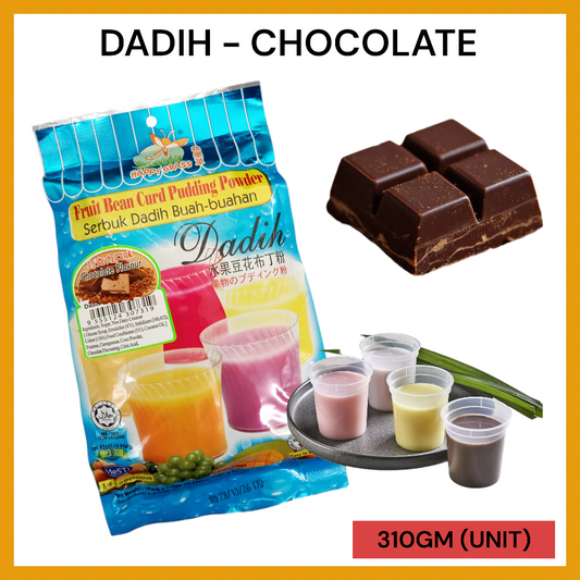 HAPPY GRASS SERBUK DADIH - CHOCOLATE 310GM PER UNIT