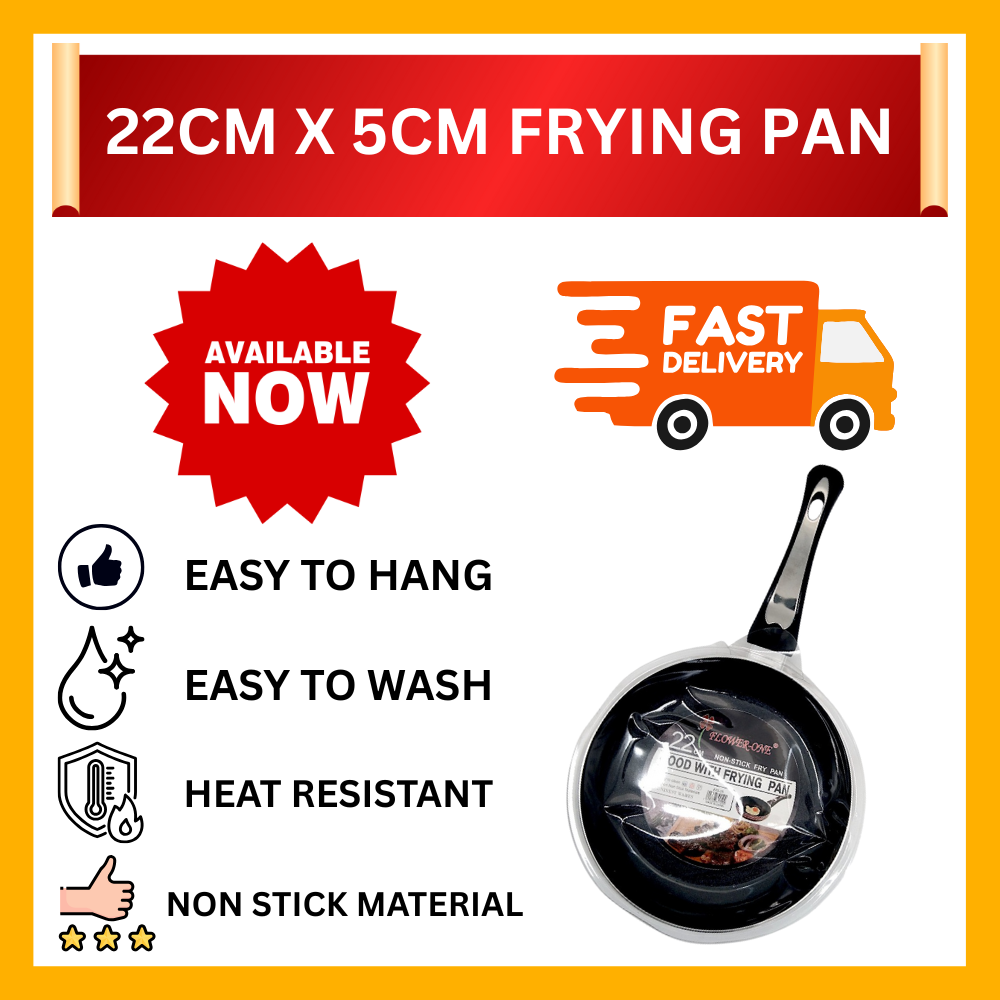 22CM X 5CM NON STICK FRYING PAN (B25-05)