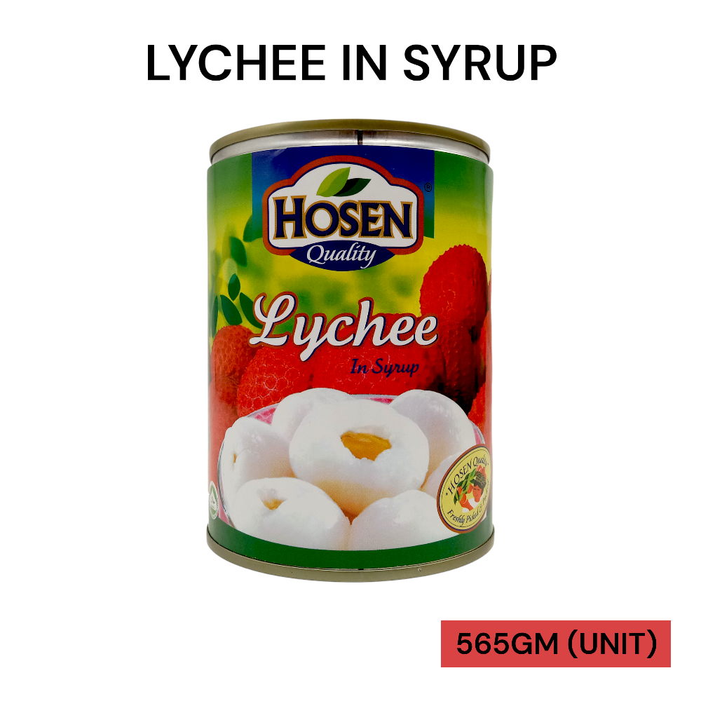 HOSEN LYCHEE IN SYRUP 565GM PER UNIT