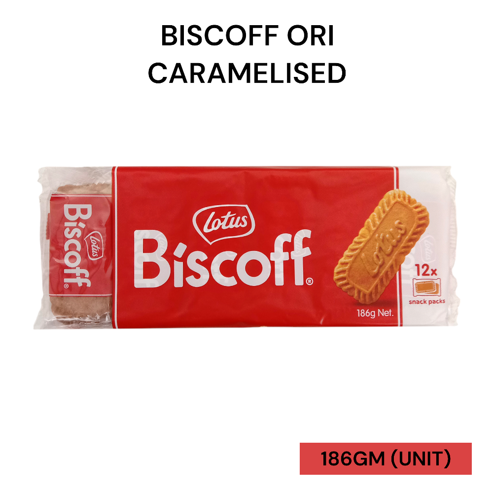 BISCOFF ORI CARAMELISED 186GM PER UNIT