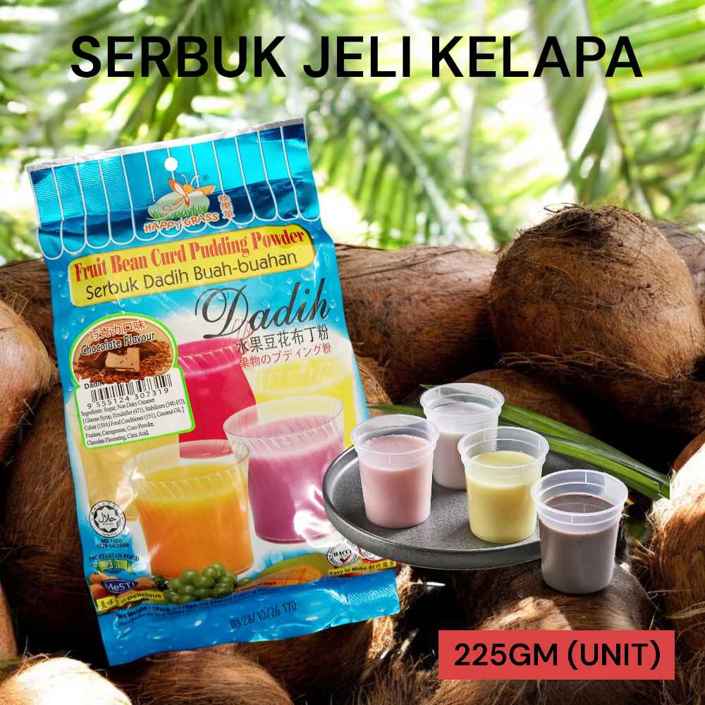 HAPPY GRASS SERBUK DADIH - CHOCOLATE 310GM PER UNIT