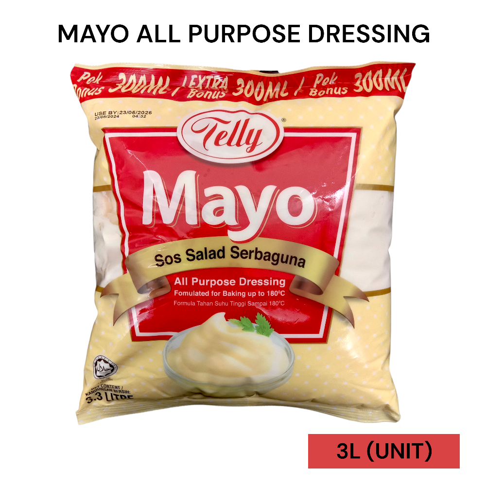 TELLY MAYO ALL PURPOSE DRESSING 3LITER PER UNIT