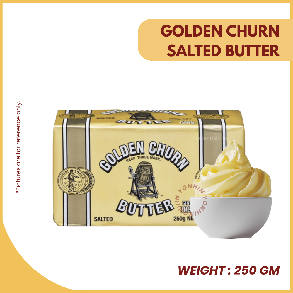 GOLDEN CHURN SALTED BUTTER 250GM-UNIT
