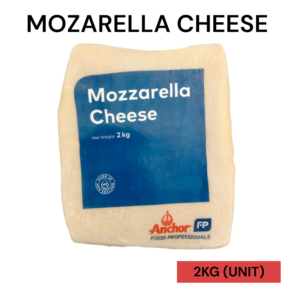 ANCHOR MOZZARELLA CHEESE (BLOCK) 2KG PER UNIT