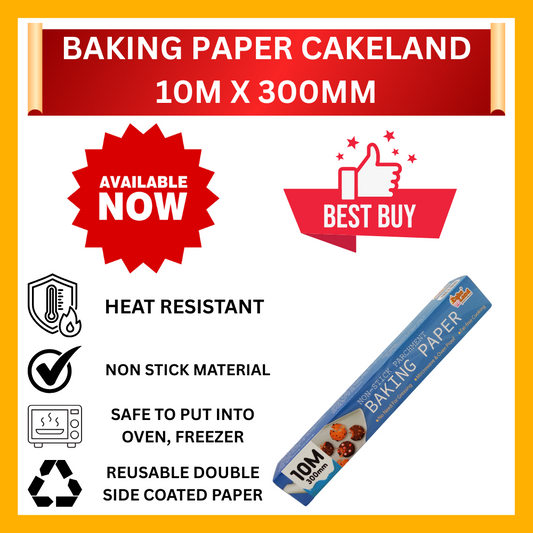 10Mx300MM CAKE LAND BAKING PAPER