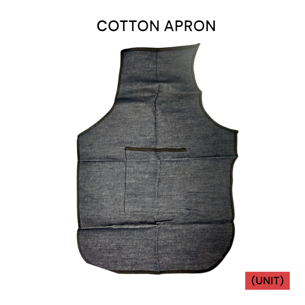 HIGH QUALITY COTTON APRON (CT-63) (READY STOCK)