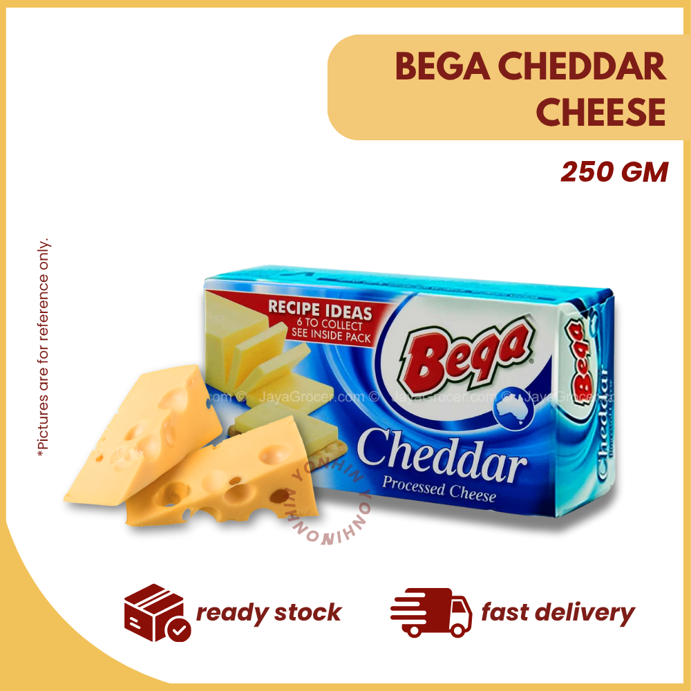BEGA CHEDDAR CHEESE 250GM-UNIT