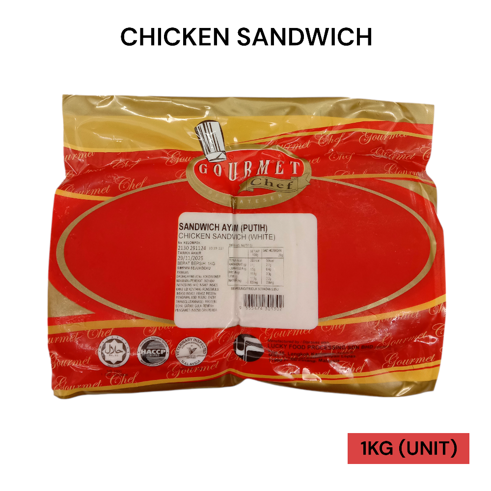 GCHEF-CHICKEN SANDWICH 1KG PER UNIT
