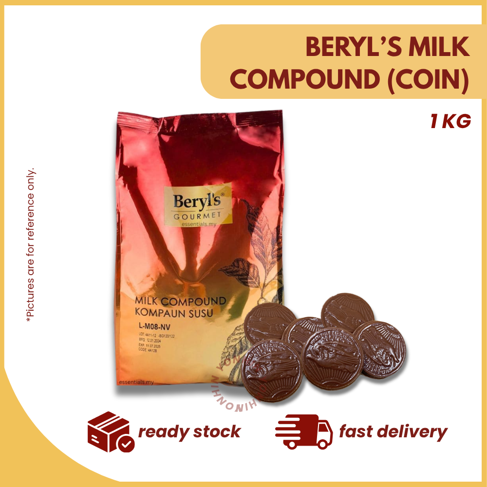 Beryl's Milk Compound Coins Carton ( 1kg x 15pack)