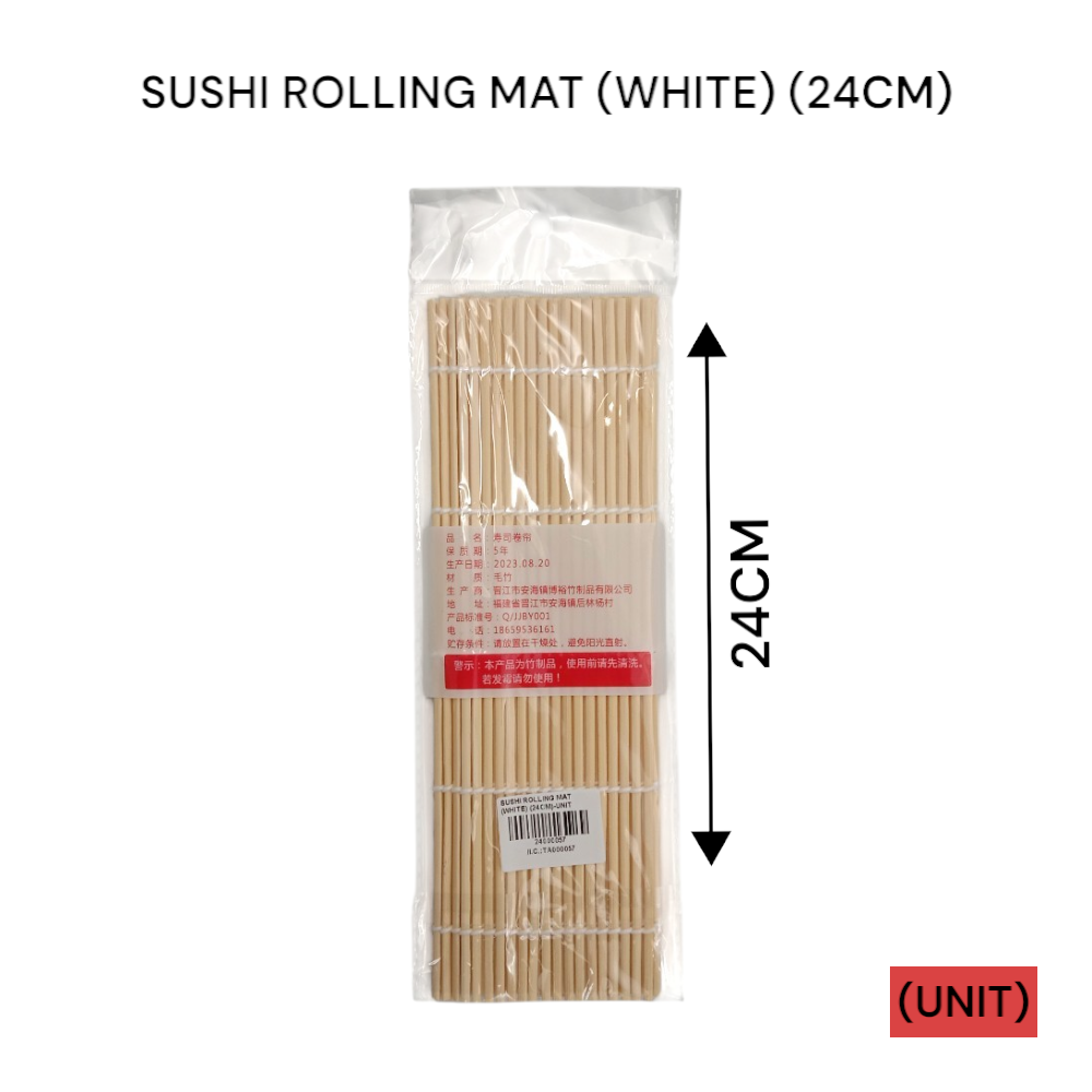SUSHI ROLLING MAT (WHITE) (24CM) PER UNIT