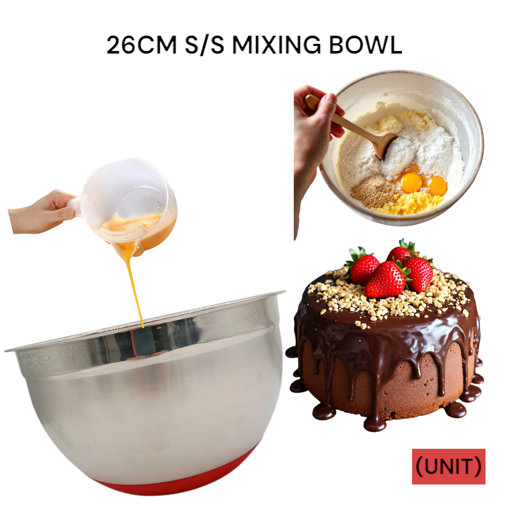 26CM S/S MIXING BOWL (SS-773) PER UNIT
