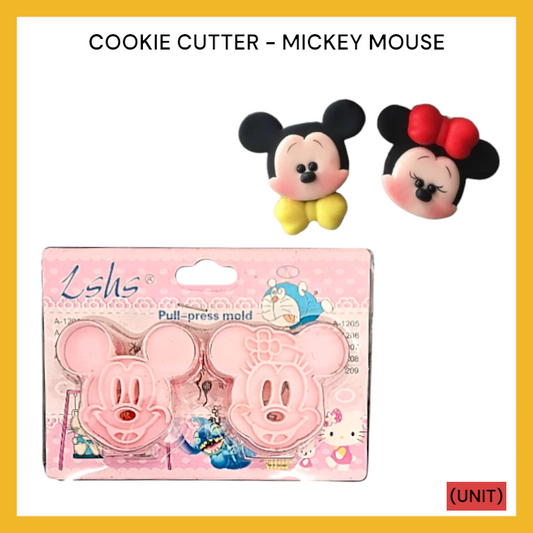 COOKIE CUTTER - MICKEY MOUSE PER UNIT