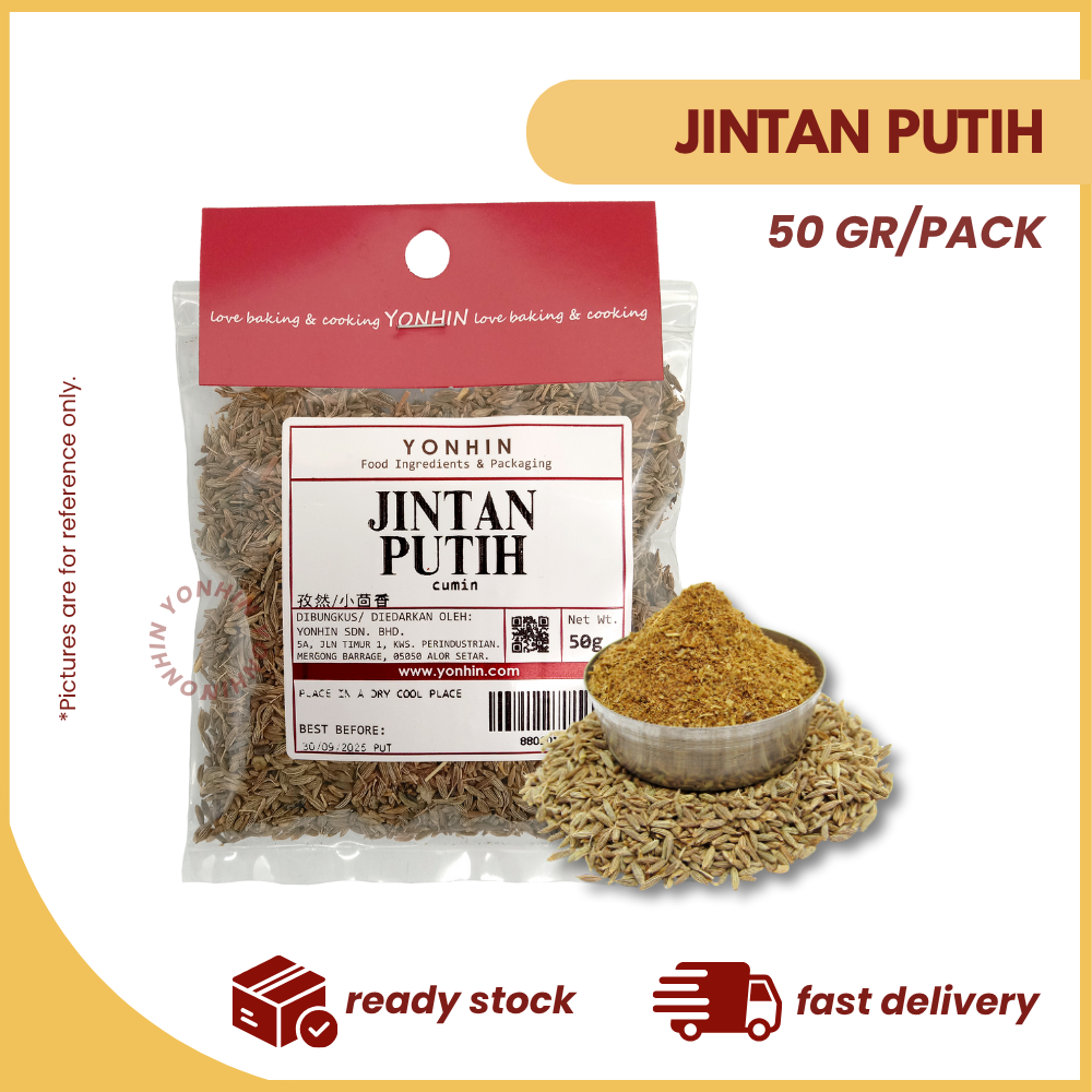 JINTAN PUTIH 50GM-PKT-R