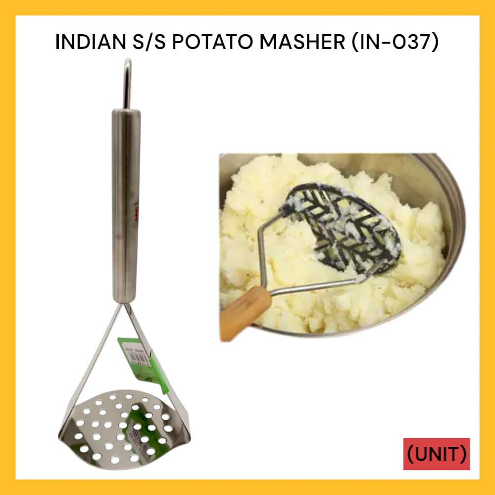 INDIAN S/S POTATO MASHER (IN-037) PER UNIT