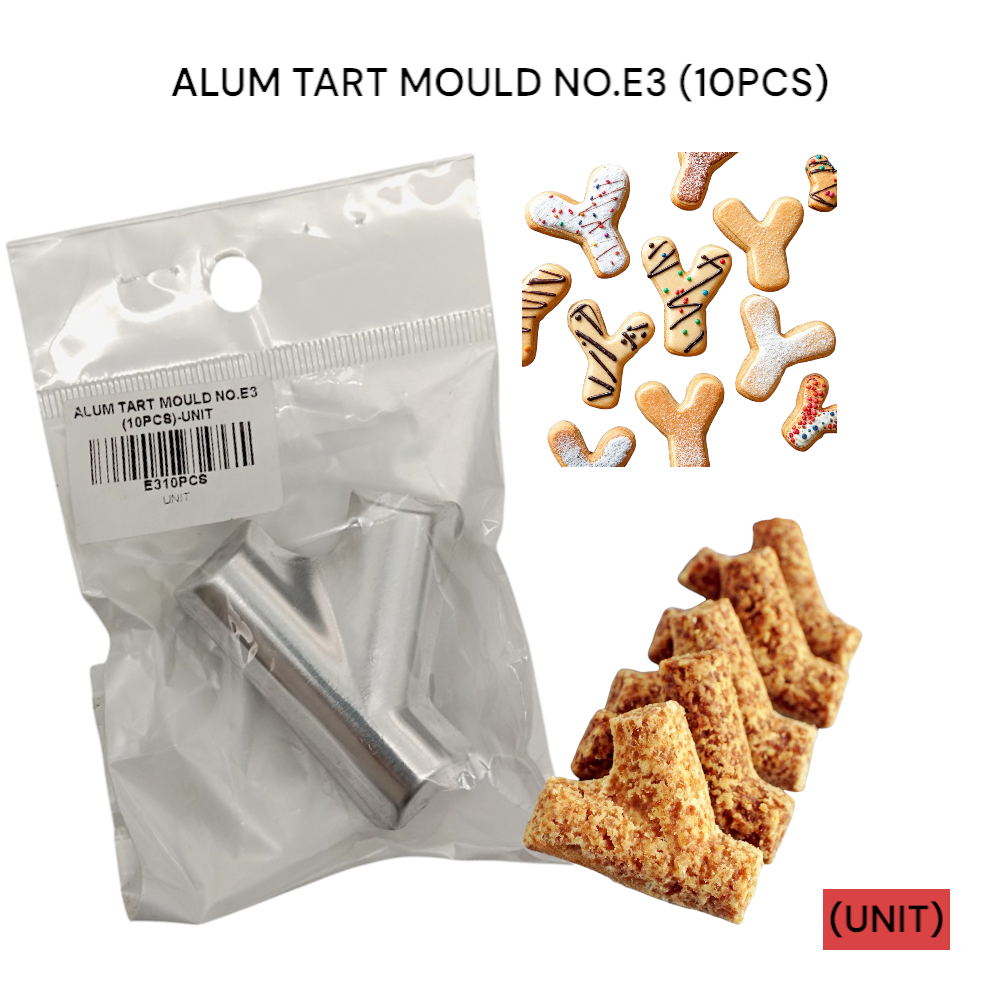 ALUM TART MOULD NO.E3 (10PCS) PER PKT