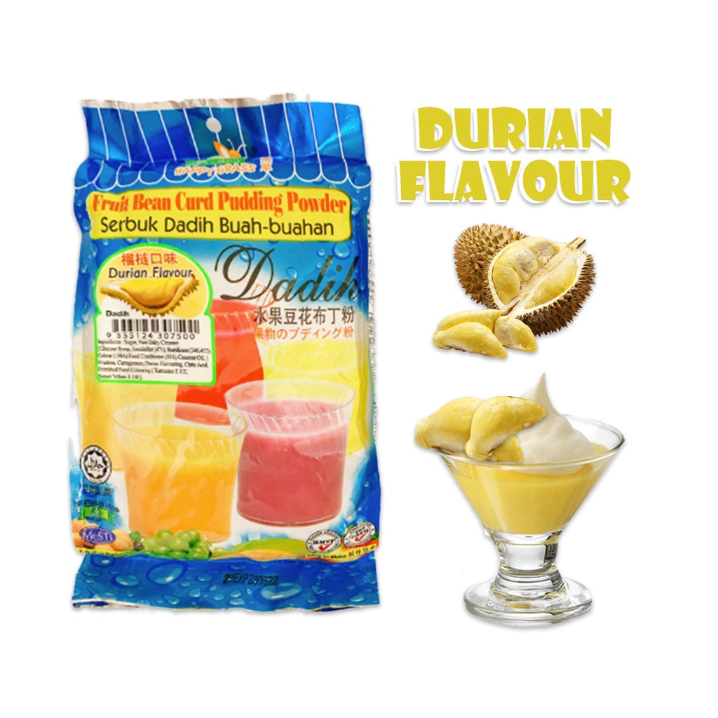 24 Packs x 360 gm per Carton Happy Grass Fruit Bean Curd Pudding Powder/ Happy Grass Serbuk Dadih