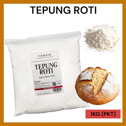 TEPUNG ROTI 1KG PER PKT-R