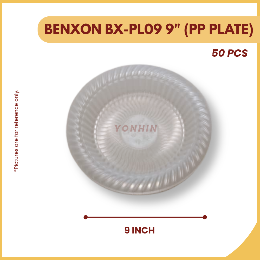 BENXON BX-PL09 9" PP  PLATE-PKT-50