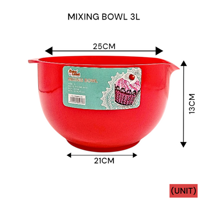 MIXING BOWL 3L PER UNIT