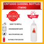 BOTOL 1000ML DENGAN TIUB BERKEMBAR (CNT1000)