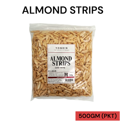 ALMOND STRIPS 500GM PER PKT