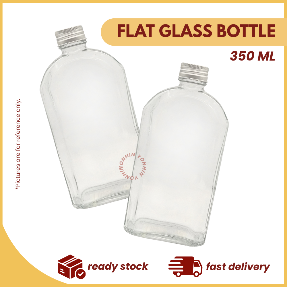 @350ML FLAT GLASS BOTTLE-UNIT