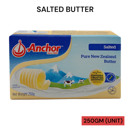 ANCHOR SALTED BUTTER 250GM PER UNIT
