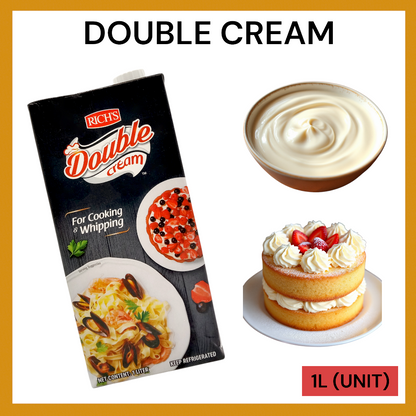 RICH`S DOUBLE CREAM 1L PER UNIT