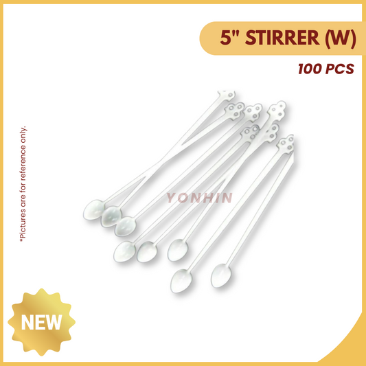 5" STIRRER (W) 100+/-PCS-UNIT