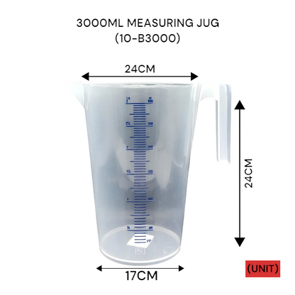 3000ML MEASURING JUG (10-B3000) PER UNIT
