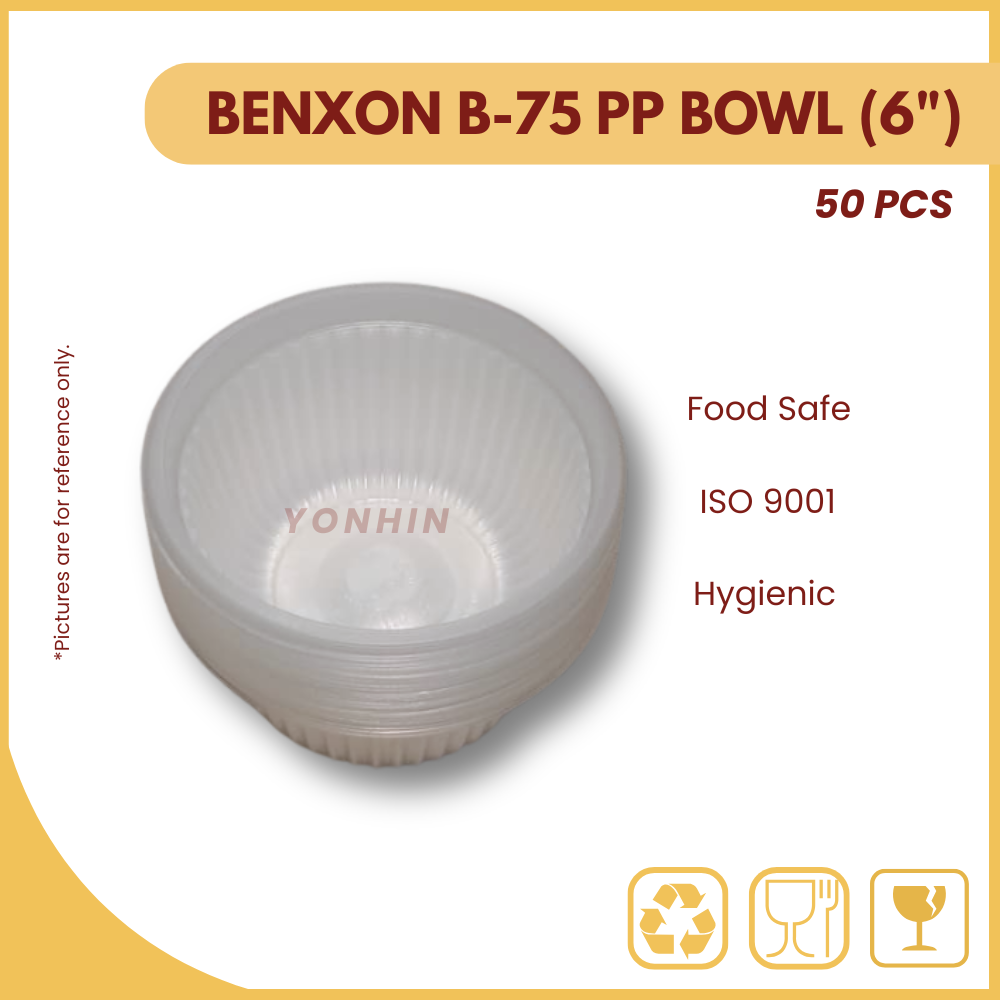 BENXON B-75 (6") PP BOWL 50'S-UNIT