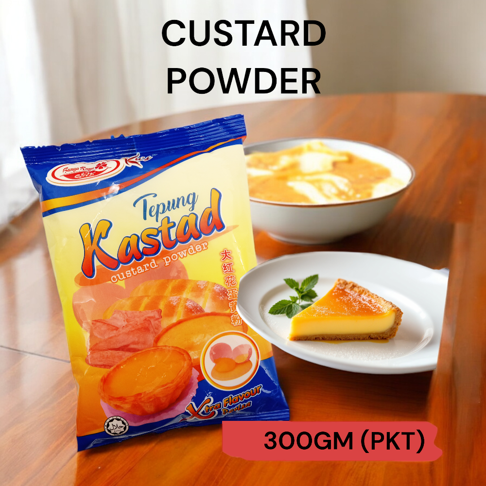Bunga Raya Pudding Powder BUNGA RAYA CUSTARD POWDER 300GM PER UNIT – YONHIN online store