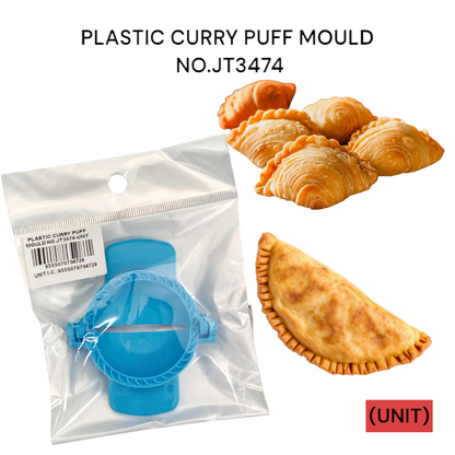 PLASTIC CURRY PUFF MOULD NO.JT3474 PER UNIT