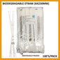 STRAW BIODEGRADASI 6X230MM (PEK INDIVIDU) 100'S Setiap Pek