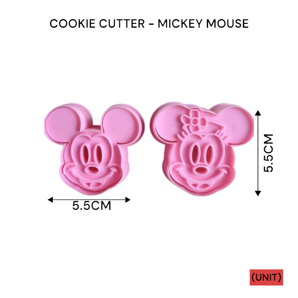 COOKIE CUTTER - MICKEY MOUSE PER UNIT