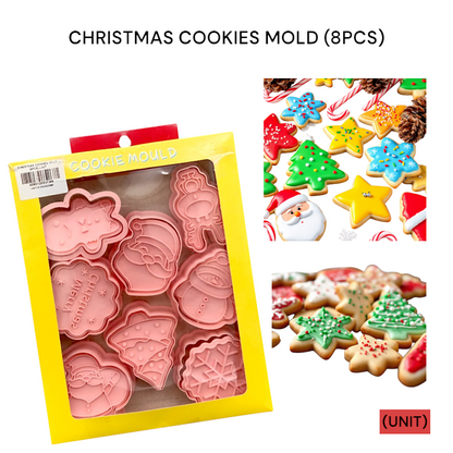 CHRISTMAS COOKIES MOLD (8PCS) PER UNIT