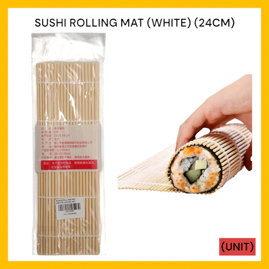 SUSHI ROLLING MAT (WHITE) (24CM) PER UNIT