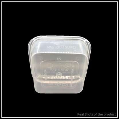500Pcs Per Carton Square Container MS SQ 350 With Lid