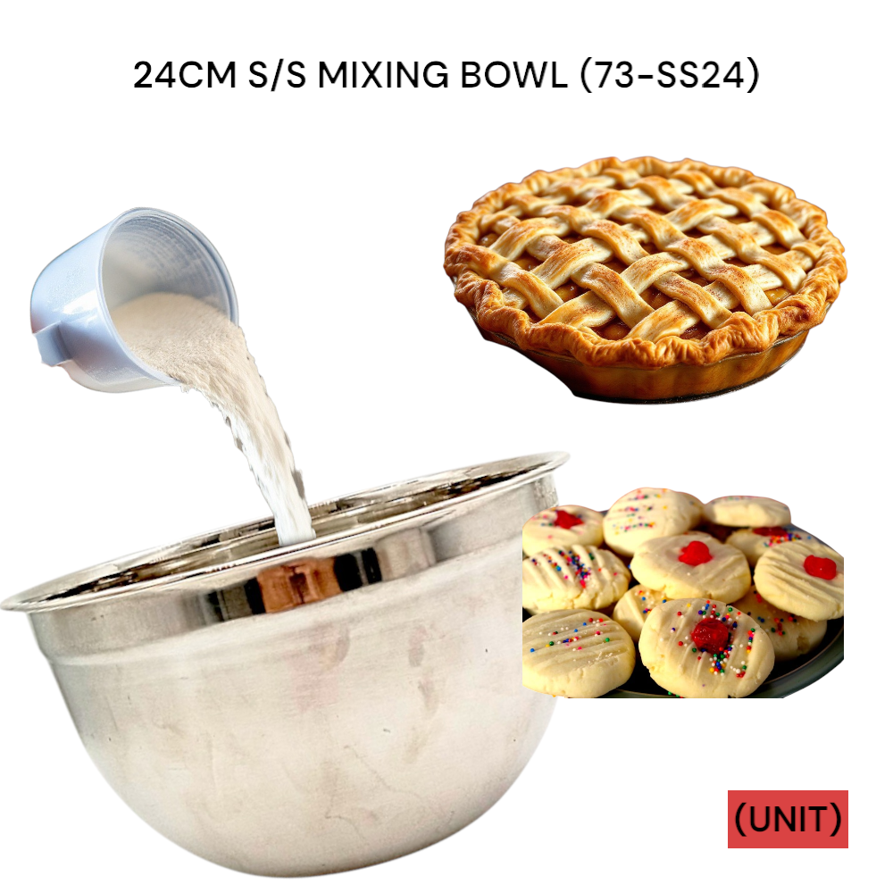 24 CM S/S MIXING BOWL (73-SS24) PER UNIT