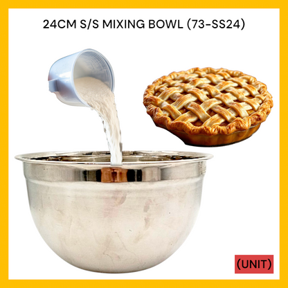 24 CM S/S MIXING BOWL (73-SS24) PER UNIT