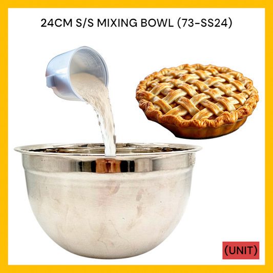 24 CM S/S MIXING BOWL (73-SS24) PER UNIT