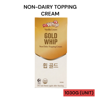 GOLD WHIP (NON-DAIRY TOPPING CREAM) 1030G PER UNIT