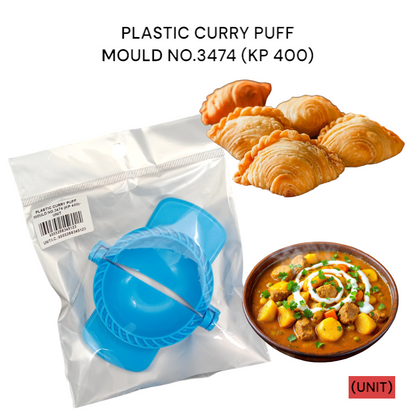 PLASTIC CURRY PUFF MOULD NO.3474 (KP 400) PER UNIT
