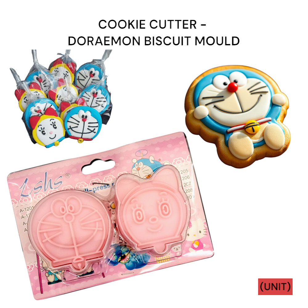 COOKIES CUTTER-DORAEMON BISCUIT MOULD PER UNIT