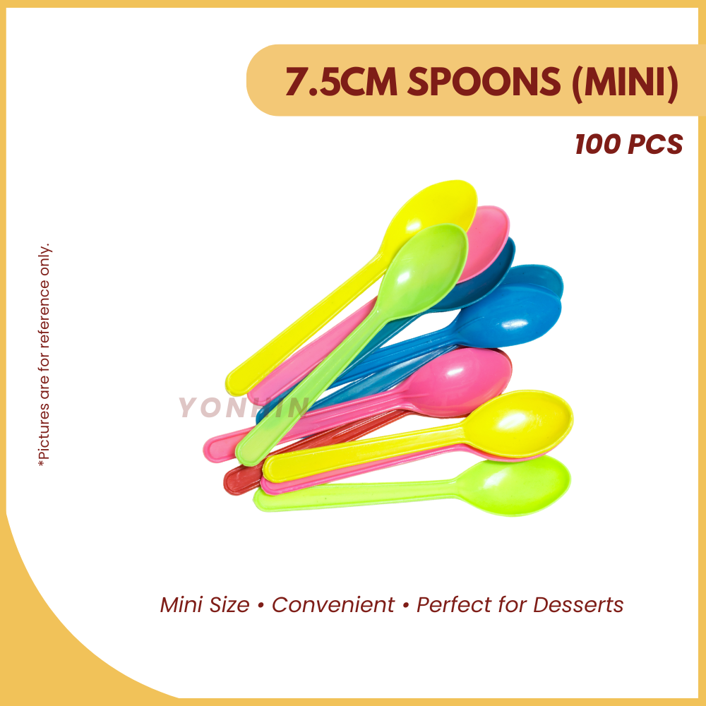 7.5CM SPOONS (MINI) (00016) 100`s-UNIT
